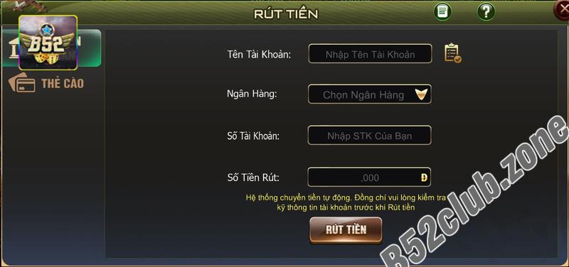 Chọn “Chuyển khoản”