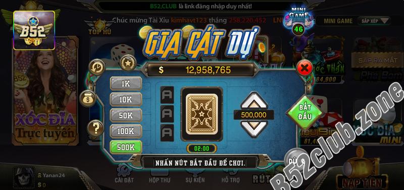 Giao diện Gia Cát Dự đẹp mắt