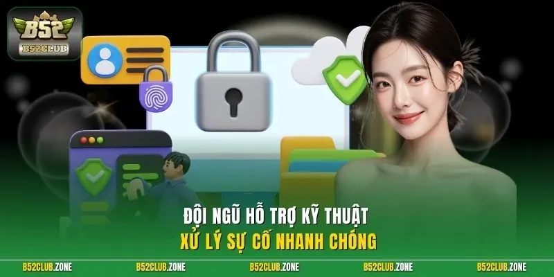 Đội ngũ hỗ trợ kỹ thuật xử lý sự cố nhanh chóng