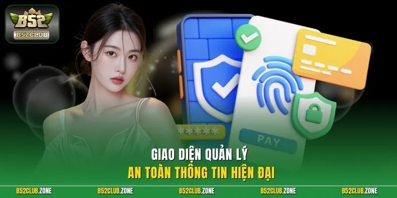 Giao diện quản lý an toàn thông tin hiện đại