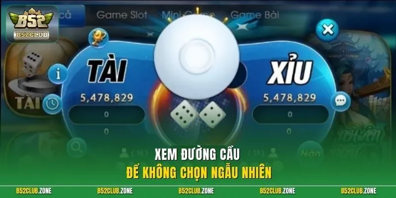 Xem đường cầu để không chọn ngẫu nhiên